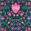 3664447211909-Agenda Lima - 1 semaine sur 2 pages - 16,5 x 16,5 cm - noir - Oberthur--0