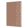 3664447211503-Agenda Dublin - 1 semaine sur 2 pages - 22 x 28 cm - marron - Oberthur--0