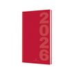 3664447211589-Agenda Dublin - 1 semaine sur 2 pages - 9,5 x 17,5 cm - rouge - Oberthur--0