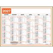 3664447231808-Oberthur Classique - Planificateur - fixation murale - visualisation de 6 mois - 420 x 320 mm - daté--0