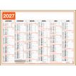 3664447231815-Oberthur Classique - Planificateur - fixation murale - visualisation de 6 mois - 550 x 405 mm - daté--0