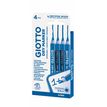 8000825061523-GIOTTO Dry Marker - 4 marqueurs - pour tableau blanc, ardoise - bleu-P_405244185_3-0