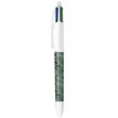 3086124107310-BIC 4 Couleurs Décors Jungle Stylo-Bille Rétractable et Rechargeable Pointe Moyenne (1,0-P_405244319_1-0