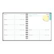 3660942088411-Agenda de bureau Dodo & Cath Lady 18S spiralé - 1 semaine sur 2 pages - 15 x 17 cm - D