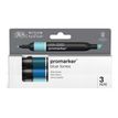884955097175-WINSOR & NEWTON - ProMarker tons bleu - marqueur double pointe - bleu pétrole marine française bleu canard - encre à base de colo-P_405244930_2-3