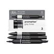 884955097199-WINSOR & NEWTON - ProMarker tons gris - marqueur double pointe - noir gris clair 4 gris clair 1 - encre à base de colo-P_405244932_6-4