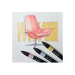 884955097229-WINSOR & NEWTON - ProMarker tons pastel 2 - marqueur double pointe - rose pâle bleu pastel bouton d'or - encre à base de colo-P_405244935_5-4