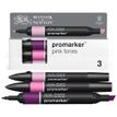 884955097236-WINSOR & NEWTON - ProMarker tons rose - marqueur double pointe - prune griotte œillet rose - encre à base de colo-P_405244936_1-0