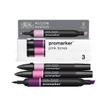 884955097236-WINSOR & NEWTON - ProMarker tons rose - marqueur double pointe - prune griotte œillet rose - encre à base de colo-P_405244936_6-1