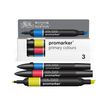 884955097243-WINSOR & NEWTON - ProMarker couleurs primaire - marqueur double pointe - jaune rouge vrai bleu - encre à base de colo-P_405244937_2-3