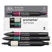 884955097250-WINSOR & NEWTON - ProMarker tons rich - marqueur double pointe - ivoire houx bordeaux - encre à base de colo-P_405244938_1-0