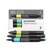 884955097281-WINSOR & NEWTON - ProMarker tons vif 2 - marqueur double pointe - bleu ciel vert vif tournesol - encre à base de colo-P_405244941_4-1