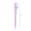 8422593119938-Stylo gel en forme de crocodile mauve Back2Fun -  papeterie fun pour enfants. --2