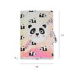 8422593075845-Journal secret Panda pour enfants avec cadenas -  clés et crayon -  carnet A5 holographique à 80 pages lignées -  cadeau --2