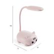 8422593133361-Back2Fun -  Mini lampe chat pour enfants -  LED douce -  col flexible -  idéale pour étudier ou comme--1