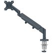 4002432134663-Leitz Ergo – Bras pour écran simple 17"-32"– Hauteur réglable & gain d’espace  – Gris foncé--0