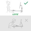 4002432134687-Leitz Ergo – Bras double pour écrans 17"-32" – Réglable et ergonomique – Gris foncé--3