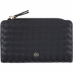 3664447203911-Oberthur Lisbonne - Portefeuille Noir – Élégant en Mix-Matière Tressé/Lisse, 10 Emplacements Carte-P_405246752_1-0