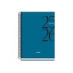 8421938520569-Dohe SYSTEM - Agenda - 2025-2026 - semainier - reliure à spirale - A5 (150 x 210 mm) - 72 feuilles - bleu - carton -P_405246991_2-0