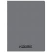 3020120259222-Conquérant Classique - Cahier polypro 24 x 32 cm - 96 pages - petits carreaux (5x5) - Gris--0