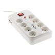 3545412111403-zenitech - Bloc multiprise - 8 prises - parafoudre - blanc-P_405248179_1-0