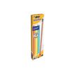 3086123288751-BIC EVOLUTION Stripes - Crayon - HB - avec gomme (pack de 12)-P_405248284_1-0