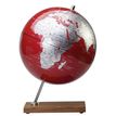 3173740236941-Globe politique non lumineux SIGN "Deco" Ø 30 cm coloris rouge & silver--0