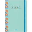 3664447211664-Agenda Merida - 1 semaine sur 2 pages - 17 x 24,5 cm - vert - Oberthur--1