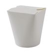 500 Pots plats chauds blanc - 500 ml 