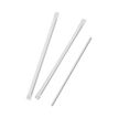 5000 pailles carton blanc - D66 x 197 mm - emballée individuellement