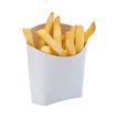 250 Cornets à frites PM Kraft blanc - 130 (L) x 139 (H) mm 