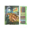 4010070665791-Dino World - livre à colorier (relié par spirale) - avec coloured pencils-P_405249043_3-4