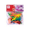 8410782189725-APLI kids - Jeu d'adhésifs de décoration - 40 pièces - dinosaures - jaune, bleu paillette, orange, rouge à paillettes, -P_405250438_3-1