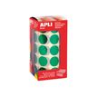8410782120506-APLI kids - Adhésif décoratif - 1770 pièces - rond - 20 mm diameter - 59 feuilles - vert m
