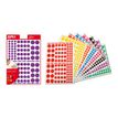 3270241192704-APLI kids - Jeu d'adhésifs de décoration - 1872 pièces - rond - assorti - 18 feuilles - jaune, bleu, orange, n-P_405250774_1-0