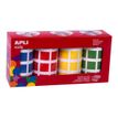 8410782183266-APLI kids - Jeu d'adhésifs de décoration - 7080 pièces - carré - 20 mm diameter - 59 feuilles - jaune, -P_405250775_1-0