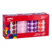 8410782140818-APLI kids - Jeu d'adhésifs de décoration - 7080 pièces - rond - 20 mm diameter - 59 feuilles - lilas, b-P_405250776_1-0