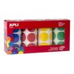 8410782147695-APLI kids - Adhésif décoratif -  rond - 59 feuilles - jaune, bleu, rouge, vert-P_405250777_1-0