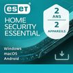 0404052512328-ESET HOME Security Essential - Licence d'abonnement - 2 ans - 2 appareils - Win, Mac, Android, iOS--0