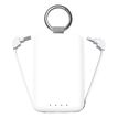 3701263529938-Jaym - Powerbank / batterie de secours rechargeable - porte clé - 4000 mAh  - blanc--0