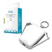3701263529938-Jaym - Powerbank / batterie de secours rechargeable - porte clé - 4000 mAh  - blanc--3