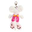 5027148040175-Porte-clés peluche Diddl en salopette Rose 15cm--1