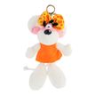 5027148040236-Porte-clés peluche Diddlina en robe orange 15cm--2