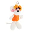 5027148040236-Porte-clés peluche Diddlina en robe orange 15cm--3