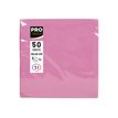 3281516220411-Pronappe - Serviette - Taille 20 x 20 cm - jetable - rose poudré (pack de 50)-P_405251998_1-0