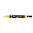 Posca - Marqueur peinture pointe moyenne brush - 1-4 mm - jaune