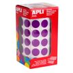 8410782114857-APLI kids - Roll of round stickers - 15 mm, 59 sheets - lilas--0