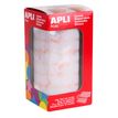 8410782119036-APLI kids - Roll of round stickers - 10.5 mm, 59 sheets - blanc--0