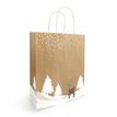 3281650618242-50 Sacs cadeau kraft TINO - 22 x 18 x 8 cm - Kraft et blanc--0