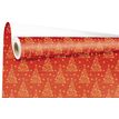 3281650628296-Rouleau papier cadeau kraft - 0,69 x 25 m - goldy rouge--0